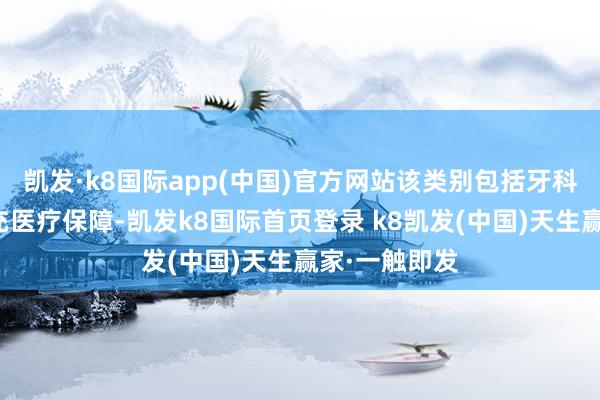 凯发·k8国际app(中国)官方网站该类别包括牙科和成见等补充医疗保障-凯发k8国际首页登录 k8凯发(中国)天生赢家·一触即发