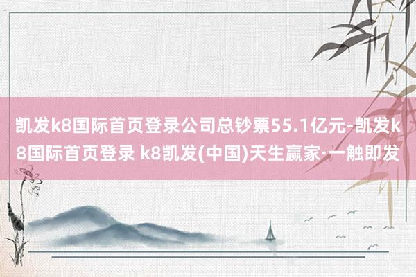 凯发k8国际首页登录公司总钞票55.1亿元-凯发k8国际首页登录 k8凯发(中国)天生赢家·一触即发